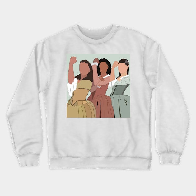 Schuyler Sisters Crewneck Sweatshirt by sydneyurban